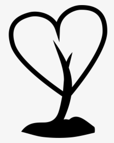 Transparent Heart Tree Png - Árbol En Forma De Corazón Png, Png Download, Free Download