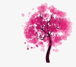 Tree, Heart, Love, Romance, Valentine"s Day, Design - Watercolor Heart Tree, HD Png Download, Free Download
