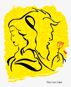 Beauty And The Beast Characters Drawing, HD Png Download, Free Download