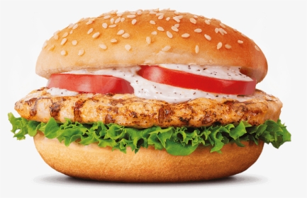 Berger Food Png - Chicken Burger Hd Png, Transparent Png, Free Download