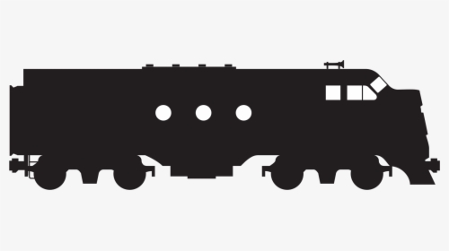 Train Locomotive Railroad - Diesel Train Clip Art, HD Png Download, Free Download