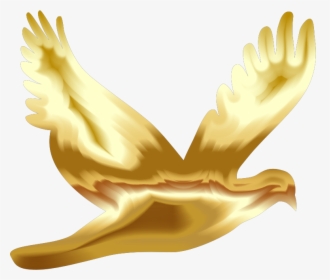 Doves Flying Png - Dove Gold No Background, Transparent Png, Free Download