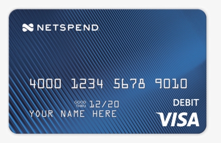 Netspend Visa Prepaid Card - Blue Netspend Premier Card, HD Png Download, Free Download