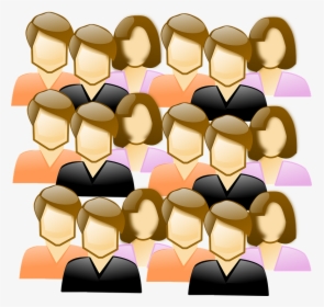 People, Faces, Crowd - Clipart Crowd Of People, HD Png Download, Free Download