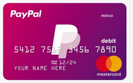 Paypal Prepaid Mastercard® - Credit Card, HD Png Download, Free Download