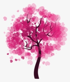 #love #heart #tree #watercolor #colorsplash #sakura - Watercolor Heart Tree, HD Png Download, Free Download