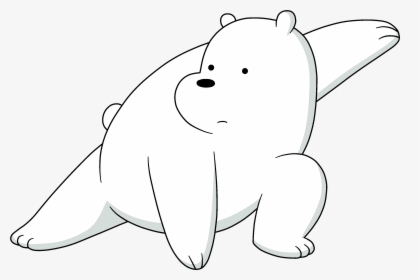 Polar Bear Png -we Bare Bears Png Pack - Ice Bear Black Background, Transparent Png, Free Download