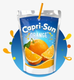 Cs Images Website Core Orange Clean Splashes - Capri Sun, HD Png Download, Free Download