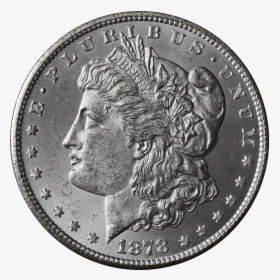 1884-p Morgan Silver Dollar Brilliant Uncirculated - Morgan Dollar, HD Png Download, Free Download