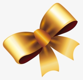 Ribbon Gold Gift - Gold Gift Ribbon Png, Transparent Png, Free Download