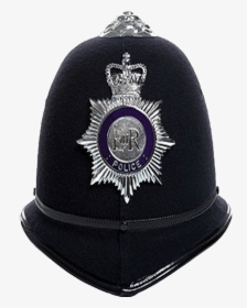 British Police Helmet Transparent Background - Old Fashioned Police Hat, HD Png Download, Free Download