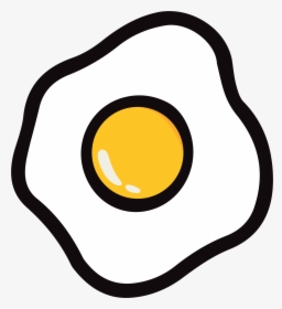 Fried Egg Frying Food Yolk - Transparent Background Fried Egg Clipart, HD Png Download, Free Download