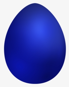 Blue Easter Egg Png Clip Art - Circle, Transparent Png, Free Download