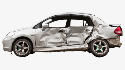 Repairing Accident Car - Damaged Car Side View, HD Png Download, Free Download