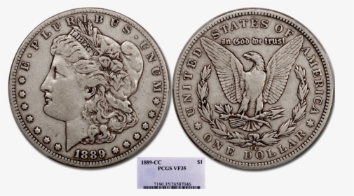 1889 Cc M$ Pcgs35, HD Png Download, Free Download