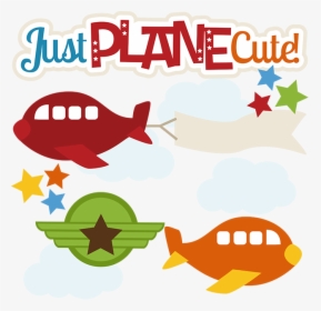 Plane Cute Clipart - Cute Airplane Banner Png, Transparent Png, Free Download