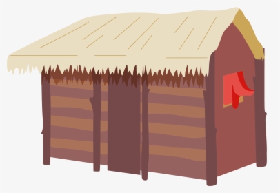 Transparent Straw Hay Clipart - Straw House Cartoon, HD Png Download, Free Download