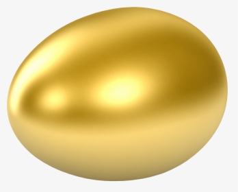 Golden Egg Transparent Background, HD Png Download - kindpng