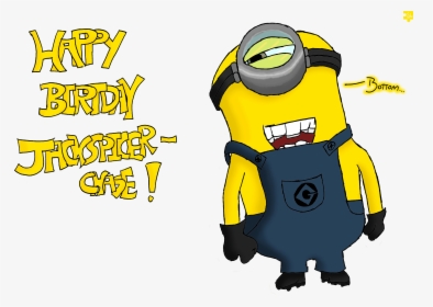Happy Birthday Jackspicerchase By Sarah Layton On - Minion T Shirt Happy Bday Design, HD Png Download, Free Download