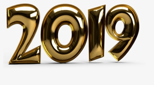 New Year 2019 Celebration Gold Png Image Free Download - New Year Gold Transparent 2019 Png, Png Download, Free Download