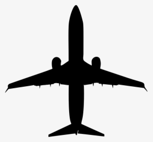 Airplane Silhouette Clip Art - Airplane Silhouette, HD Png Download, Free Download
