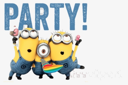 Minion Birthday Cartoon Minions Free Cliparts On Transparent - Minions Party Png, Png Download, Free Download