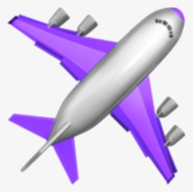 Purple Emoji Tumblr Travel Plane Cute - Airplane Emoji Png, Transparent Png, Free Download