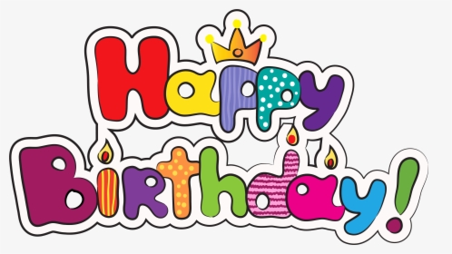 Happy Birth Png - Happy Birthday Word Clipart, Transparent Png, Free Download
