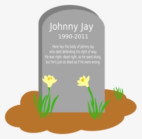 Gravestone Clipart Rip Cross - Tombstone Clipart, HD Png Download, Free Download