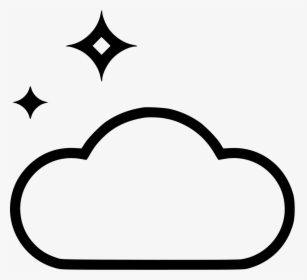 Cloud Stars Night - Icon, HD Png Download, Free Download