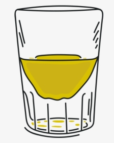 Shot Clipart Vodka Shot - Tequila Shot Glass Clipart, HD Png Download, Free Download