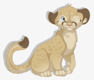 Mountain Lion Cub By Mbpanther - Cute Drawings Of Mountain Lion, HD Png Download, Free Download