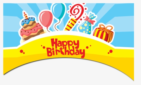 Transparent Happy Birthday Sister Clipart - Transparent Background Happy Birthday Frame, HD Png Download, Free Download