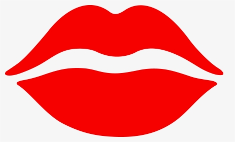 Simple Red Design Free - Lips Clipart, HD Png Download, Free Download