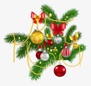 Christmas Decorations Clipart - Christmas Tree Images Png, Transparent Png, Free Download
