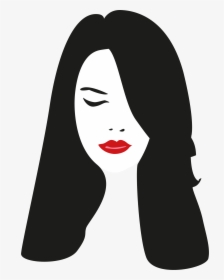 This Free Icons Png Design Of Closed Eyes Woman Portrait - Woman Portrait Icon Png, Transparent Png, Free Download