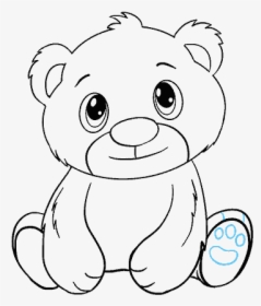 Bear Drawing Sketch - Drawing Of A Bear Easy, HD Png Download, Free Download