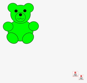 Green Bear Svg Clip Arts - Counting Bears Clipart Green, HD Png Download, Free Download
