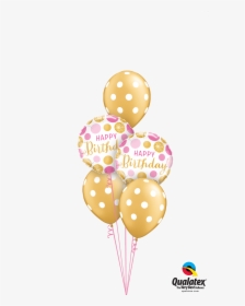 Transparent Helium Clipart - Pink And Gold Balloons Png, Png Download, Free Download