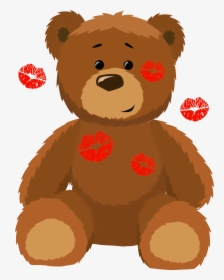 Valentines Day Teddy Bear Clipart - Transparent Background Teddy Bear Clip Art, HD Png Download, Free Download