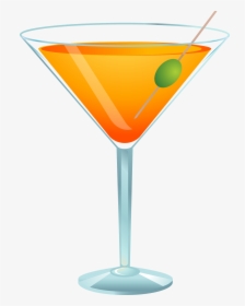 Free To Use Public Domain Cocktail Clip Art - Transparent Background Martini Glass Clipart, HD Png Download, Free Download
