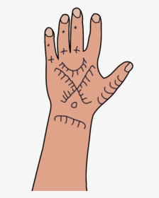 Hand With Tattoo Clipart, HD Png Download, Free Download