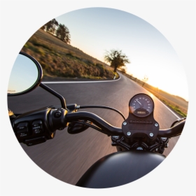 Riding Motorcycle Back Seat View, HD Png Download, Free Download
