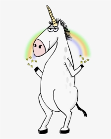 Utopic Unicorn Clip Arts - Cartoon Unicorn Standing Up, HD Png Download, Free Download