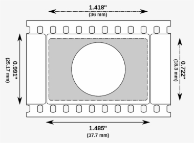 Transparent Anamorphic Widescreen Png - Aspect Ratio Film 35mm, Png Download, Free Download