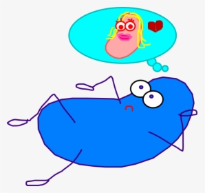 Blue Jelly Bean Love Svg Clip Arts - Clipart Jelly Bean Guess, HD Png Download, Free Download