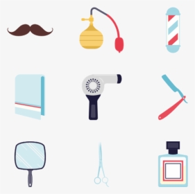 Barbershop Elements - Barbershop Icon, HD Png Download, Free Download