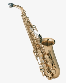 Saxofón Vista Frontal - Saxophone With No Background, HD Png Download, Free Download