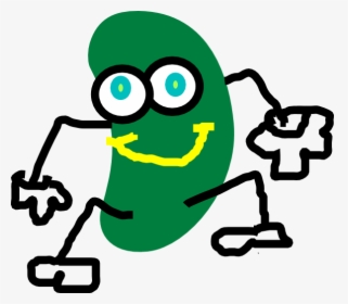 Green Jelly Beans Cartoon, HD Png Download, Free Download