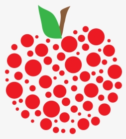 Polka Dot Clipart - Teacher Clipart Apple, HD Png Download, Free Download